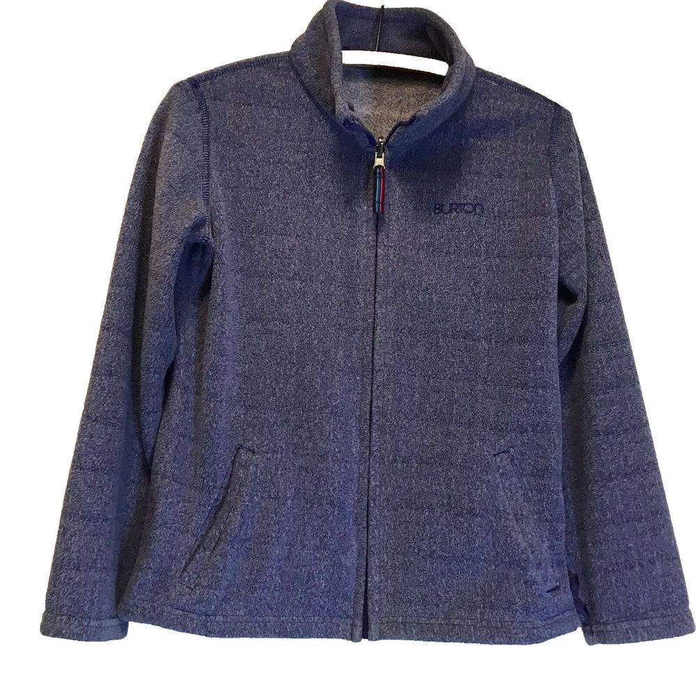 Burton Youth  Purple Gemini System Jacket Liner Full Zip Fleece Jacket Girl M